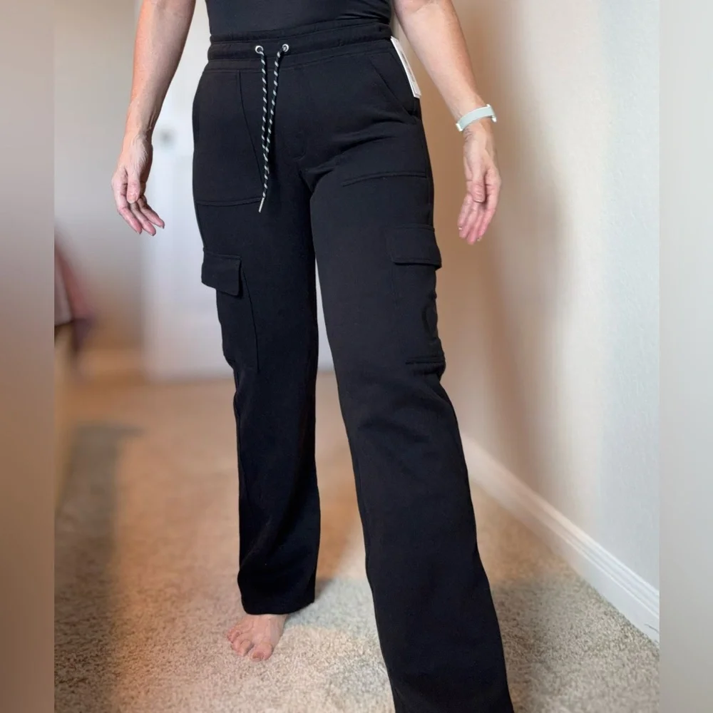 Calvin Klein Black Cargo Pants - Picture 2 of 13